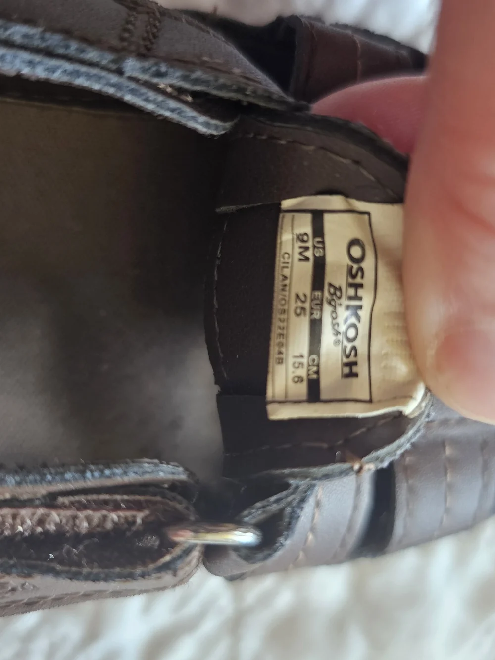 OshKosh Bagosh Kids Brown Fisherman Sandals - Comfortable Everyday Wear 9 Child